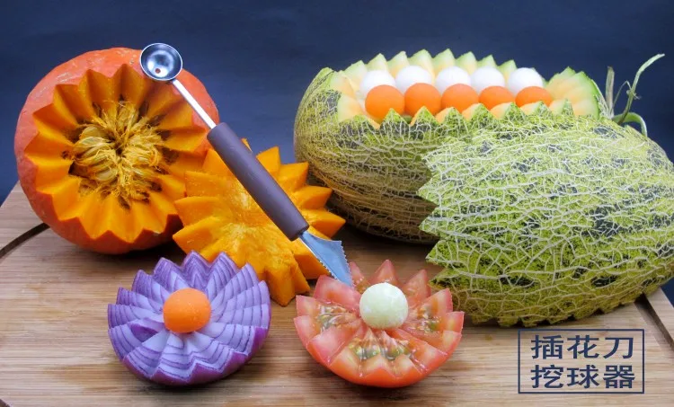 Оригинальная практичная кухонные фрукты и овощи ножи для вырезания комплект из 4