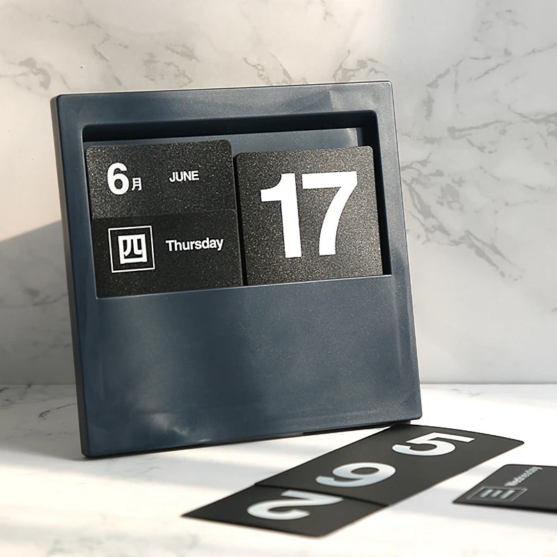 Creative Insert Type Desktop Perpetual Calendar 100 Years Desk Decoration | Канцтовары для офиса и дома