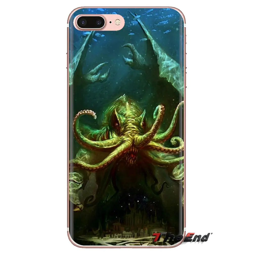 Мягкий прозрачный чехол Cthulhu для Xiaomi Redmi 4A S2 Note 3 3S 4 4X 5 Plus 6 7 6A Pro Pocophone F1.