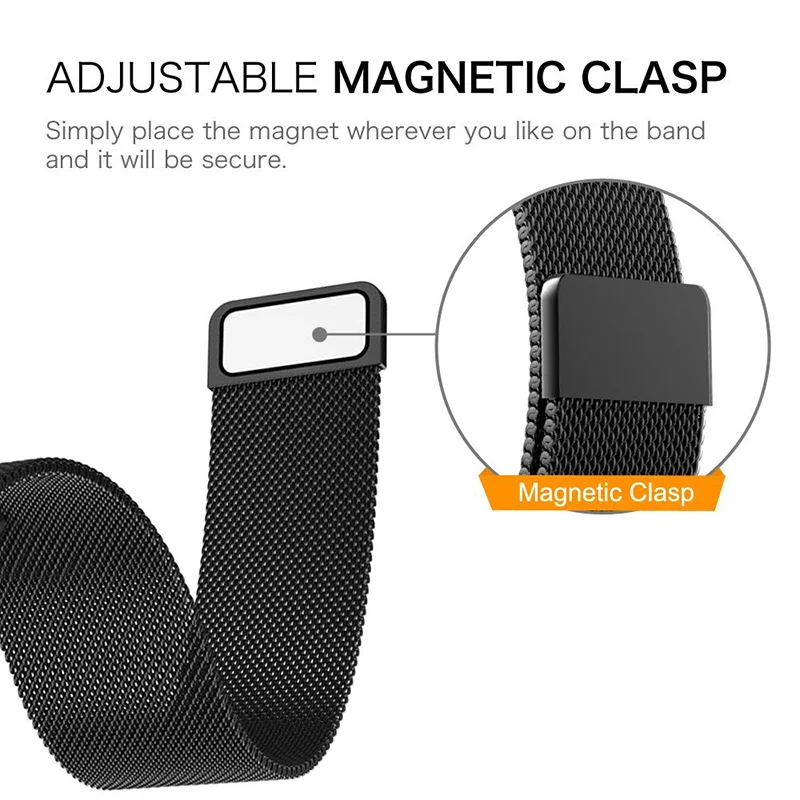 20mm Strap For Amazfit Bip S Lite U Band GTS 3 2 4Mini Bracelet With Case TPU Screen Protector Metal Magnetic Loop Watch Strap