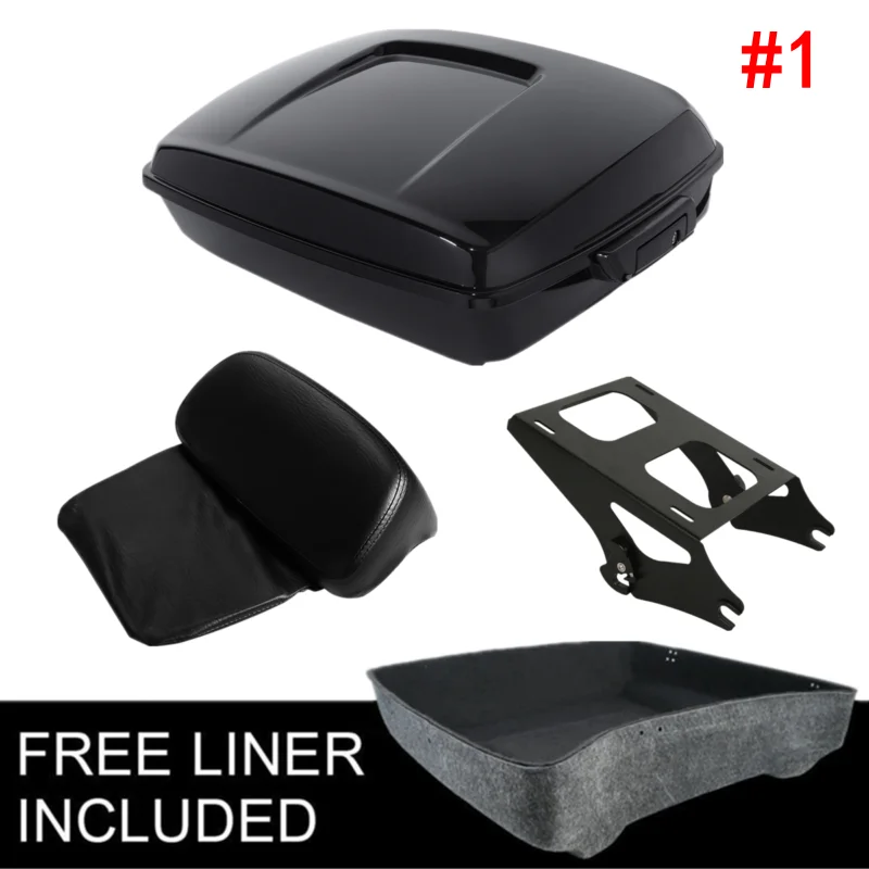 Мотоцикл 10 7 рубленый тур пакет крепление спинки багажника полка для багажа Harley