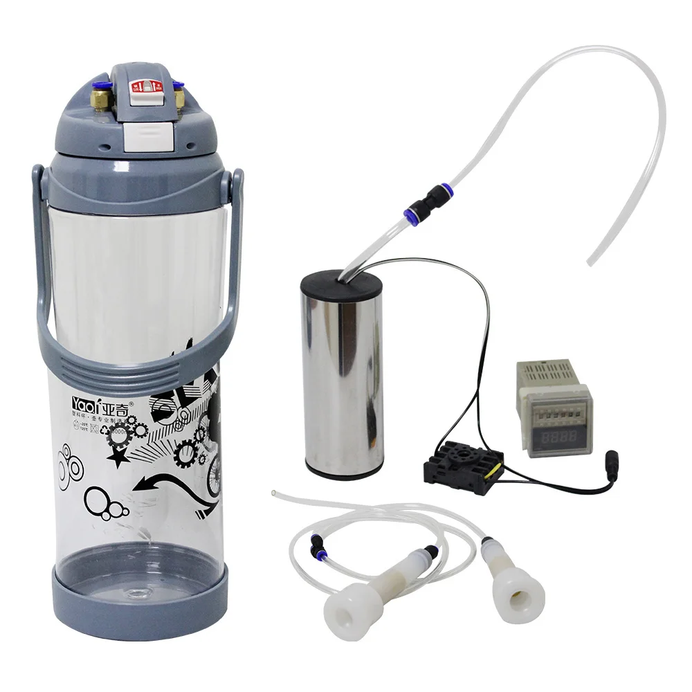 Electric Pulsation Milking Machine Impulse Milker Pump Household Cows Cattle or Sheep Breast 3L/0.8 Gal | Инструменты