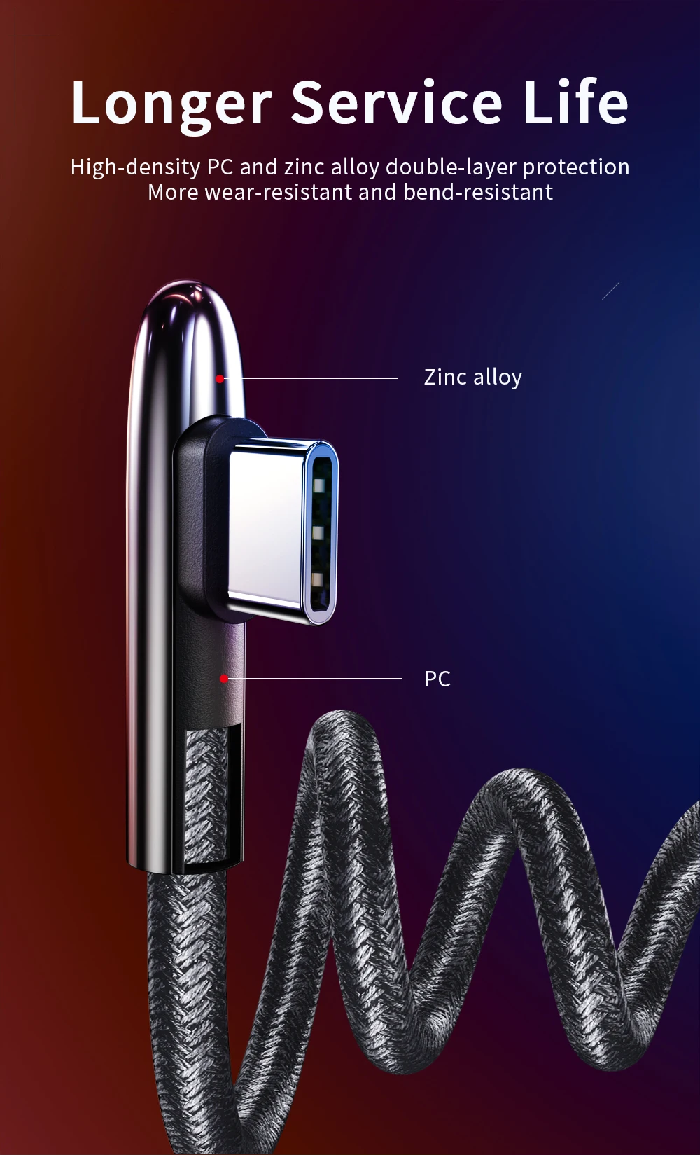 Essager 90 usb-кабель type C для samsung S10 Xiaomi K20 Oneplus 7 Pro 6 T 3A Быстрая зарядка USBC type-C зарядное устройство