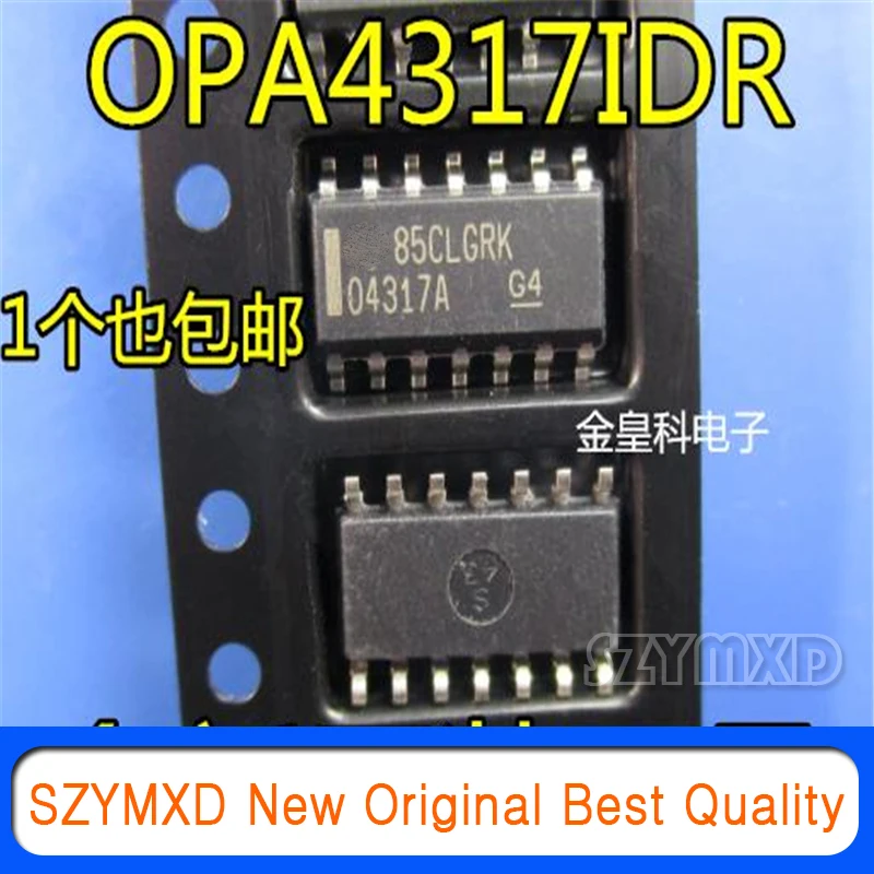 

5Pcs/Lot New Original OPA4317IDR O4317A 04317A SOP-14 Op Amp IC Chip In Stock