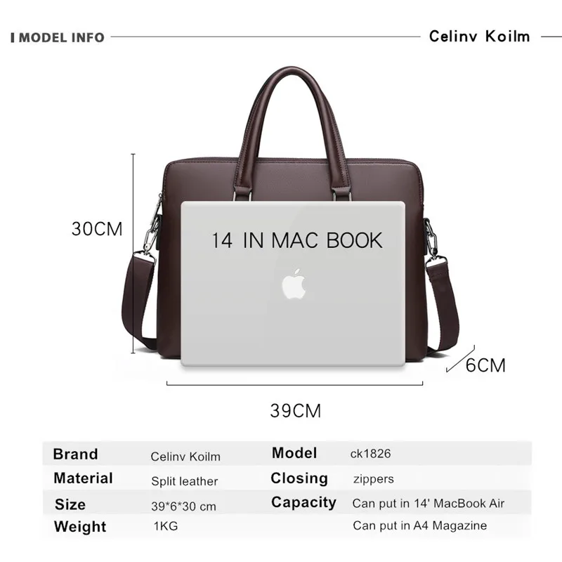 Рисунок 2 - Мужской кожаный портфель Celinv Koilm