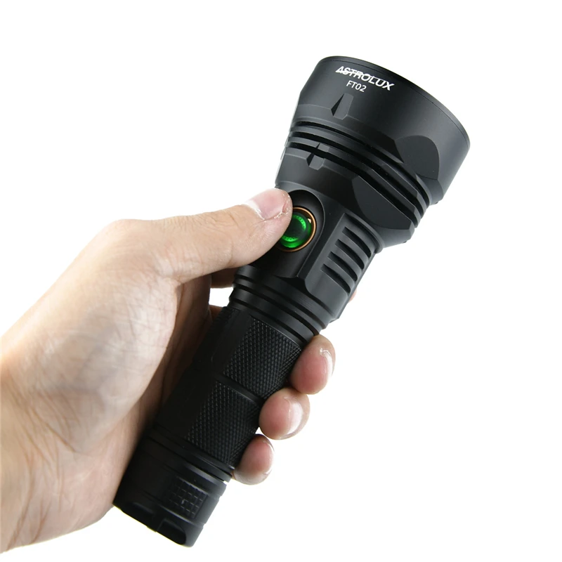 Фонарик Astrolux FT02 XHP70.2 4600LM USB перезаряжаемые военные светодиодный фонарь высокой
