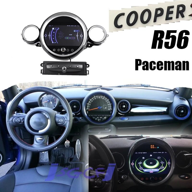 Автомобильный стерео аудио навигация GPS Carplay для Mini Cooper S Hatch R56 Coupe R58 Paceman R61 MK2 с Amb