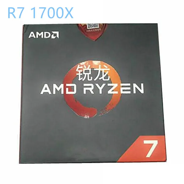 Процессор AMD Ryzen R7 1700X оригинальный процессор 8 ядер 16 потоков AM4 3 4 ГГц TDP95W 20 МБ кэш