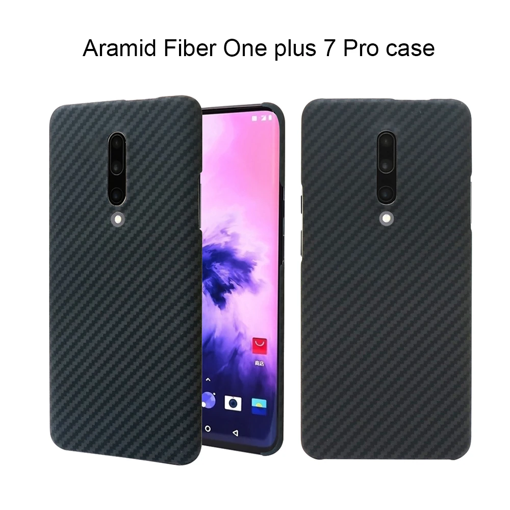 Для Oneplus 7 7Pro Чехлы ультра тонкий арамидный волоконный чехол глянцевый матовый углерод волоконный узор для Oneplus 1+ 7 7 Pro Чехол