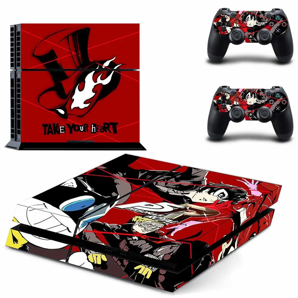 Persona 5: The Royal PS4 наклейки виниловые кожа PS 4 стикер Play station чехол для консоли playstation и