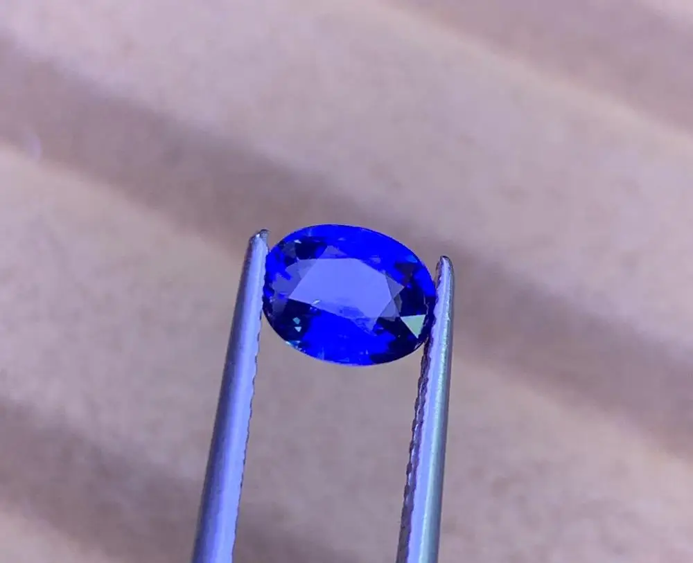 QH201106 натуральный Ненагревающийся васильковый синий сапфир 1.13ct свободные
