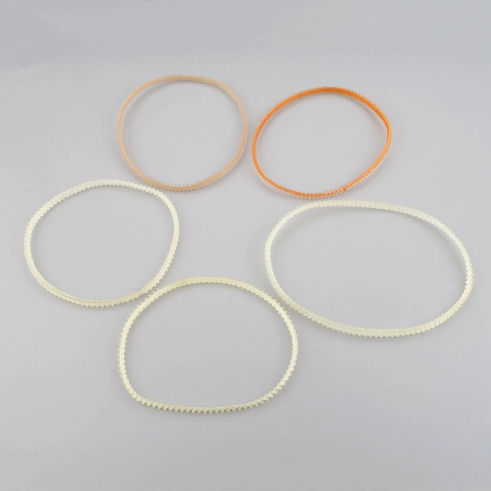 

10Pcs Old Household Home Sewing Machine Motor Belts Different Size Fit For Singer Janome Sewing Machine Double Side Toothed Belt