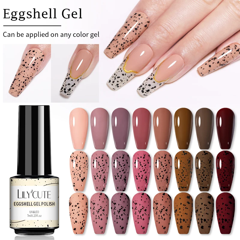

Гель-лак для ногтей LILYCUTE 7 мл в виде яиц полуперманентный прозрачный гель отмачиваемый твердый Гель-лак для дизайна ногтей светодиодный лак