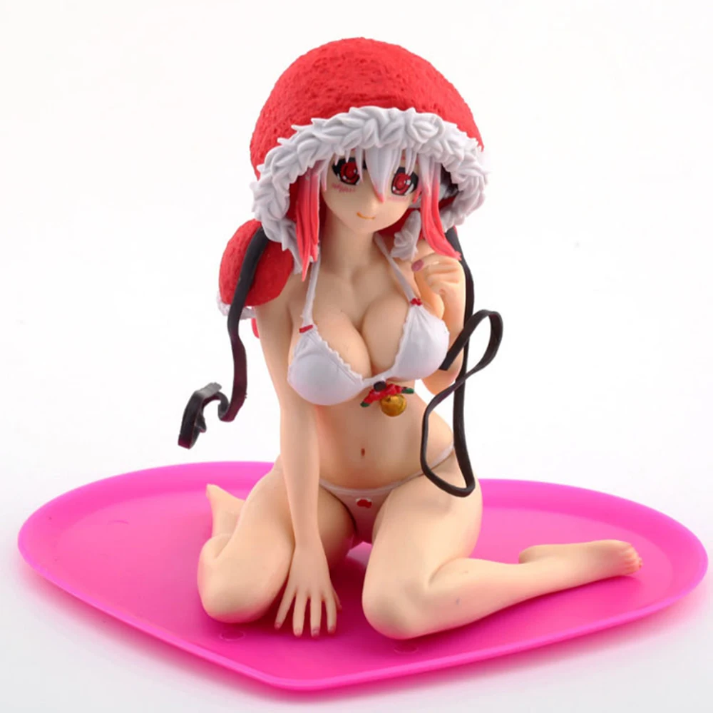 Аниме Фигурка Супер Sonico Сексуальная 13 см бикини из ПВХ прекрасное украшение