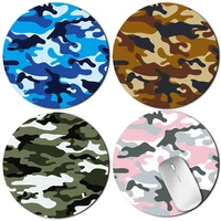 mouse mat universal laptop mini trumpet portable waterproof leather camouflage pattern desk mat computer mouse pad table cover
