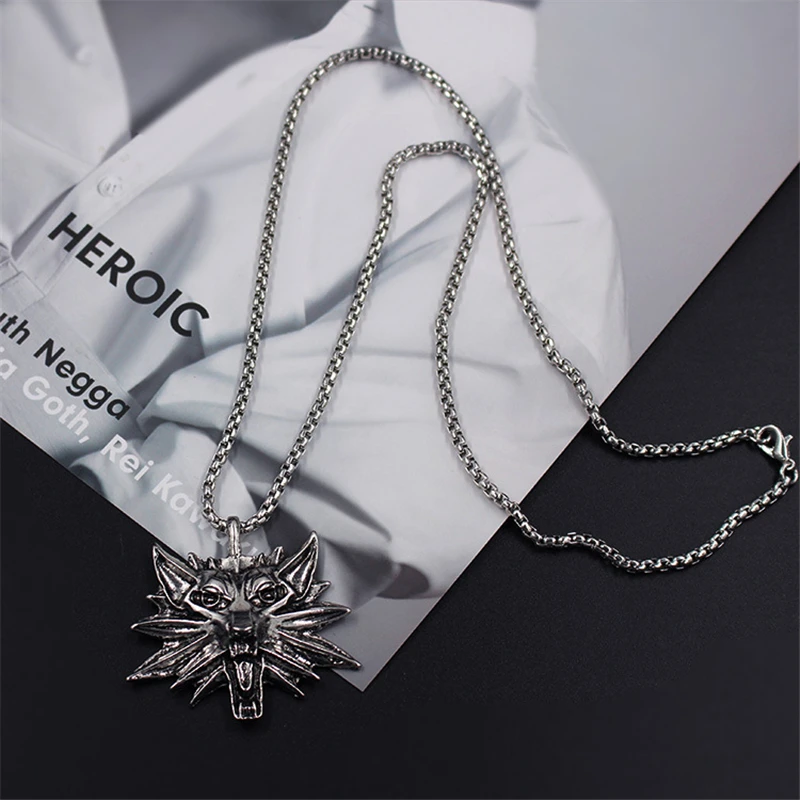 Личность Волчья Голова Для мужчин с подвесками аксессуары для Европы и
