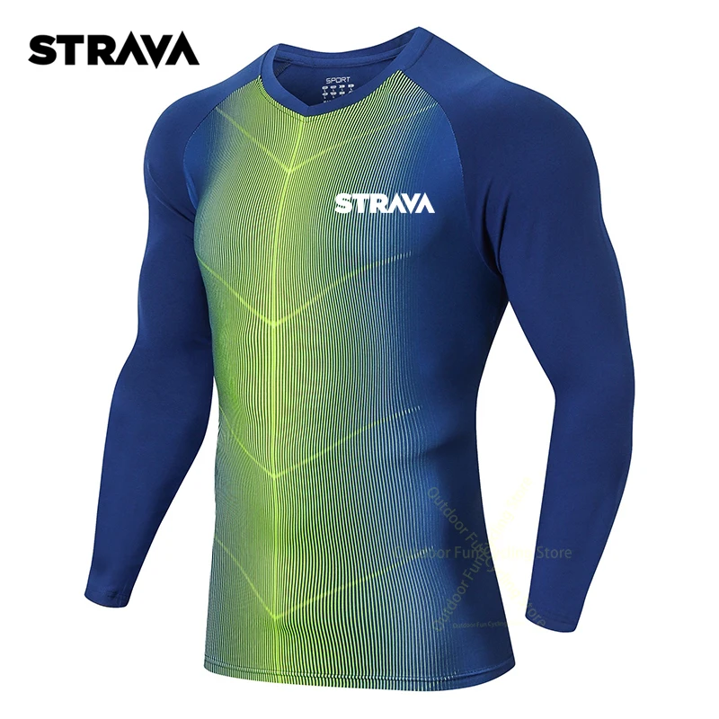 

Strava Men's Cycling Jersey Quick Dry Breathable Men Cycling Jersey Bicycle Slim Cycling Clothes Outdoor Bike Cycling Clothing