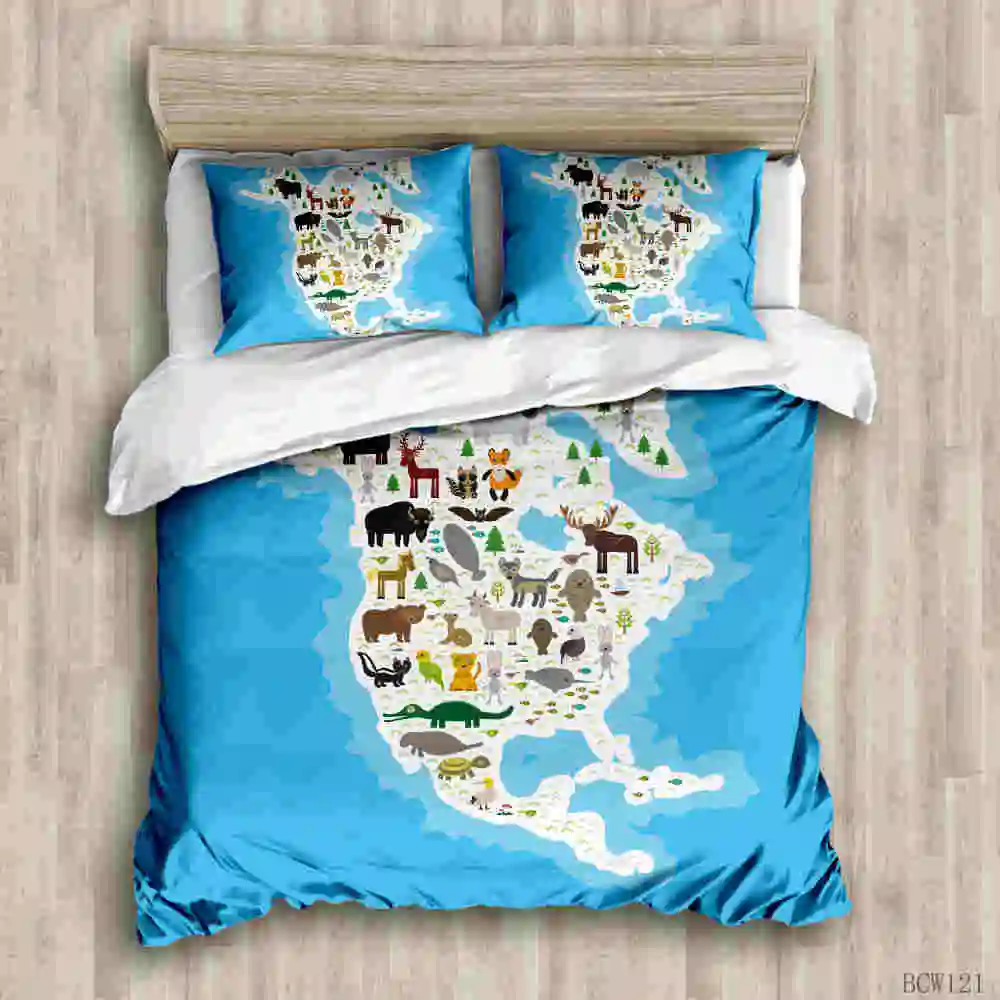 

Fashion Bohemian Deer Printing Bedding Set Bedroom Decor Black Background Duvet Cover with Pillowcases