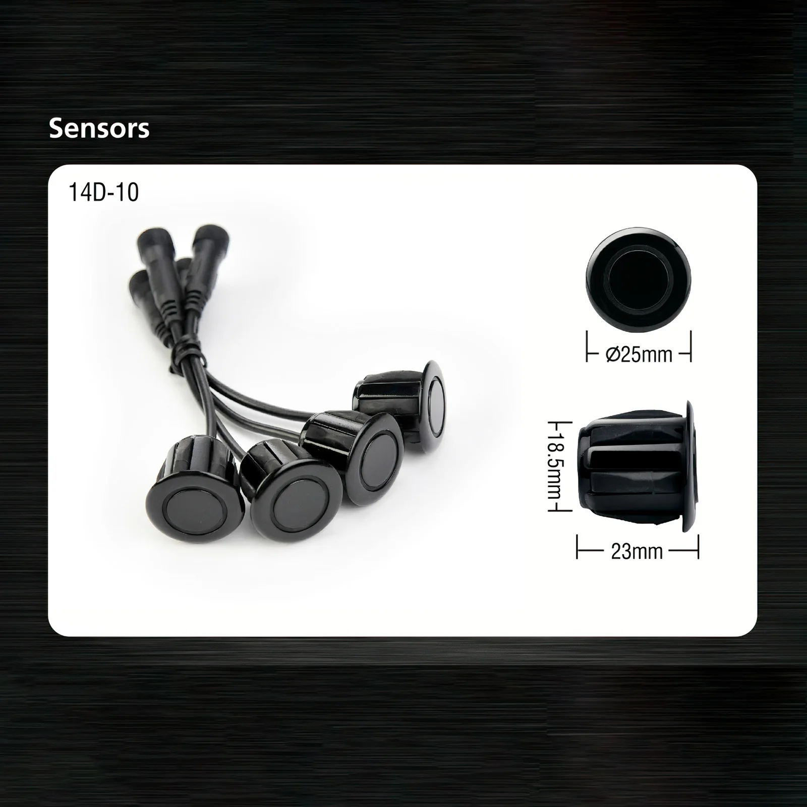

1set Onever Parking Display Car Reverse Sensor System Car Reverse Park Kit durable With 4pcs Parking Sensor And Buzzer