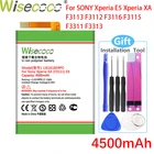 Аккумулятор Wisecoco LIS1618ERPC 4500 мАч для SONY Xperia XA (F3111)E5 F3313 F3112 F3116 F3115 F3311 G3121 G3123 G3125 G112 G3116