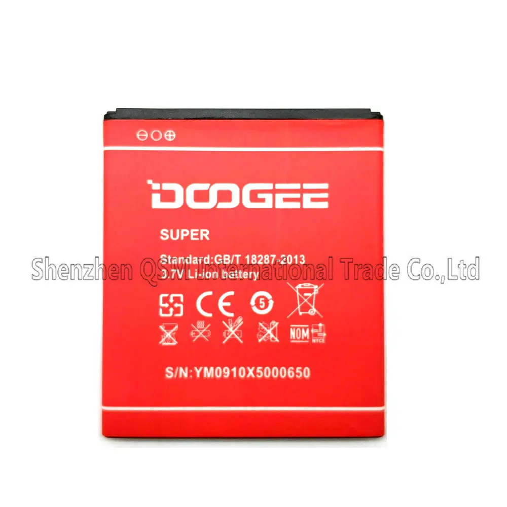 Новый аккумулятор DOOGEE X5 на 3100 мАч Сменные Аккумуляторы для смартфона Pro / X5S + код