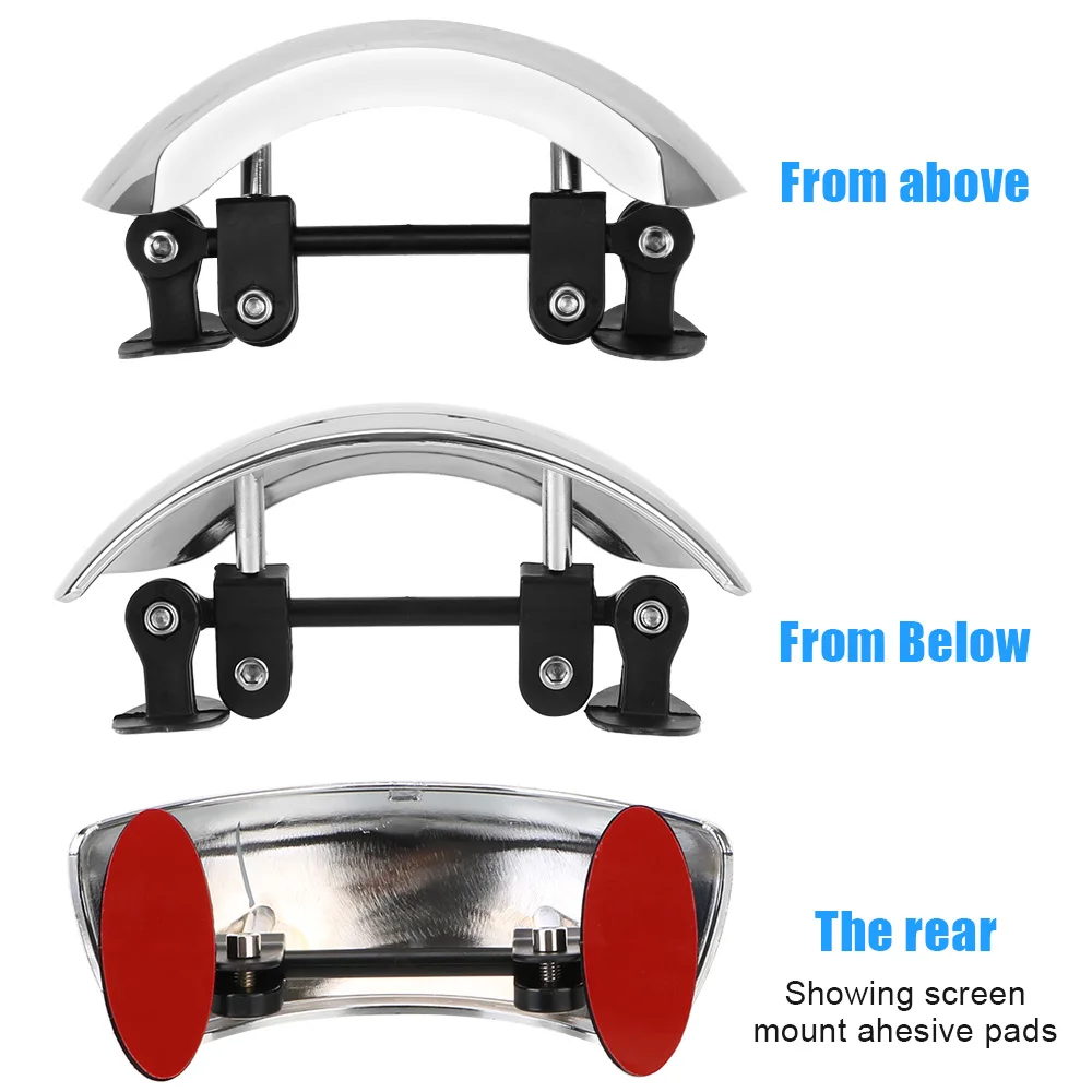 LEEPEE Universal Wide Angle Safety Rearview Mirror 180 Degree Auxiliary Blind Spot Motorcycle Windscreen | Автомобили и мотоциклы