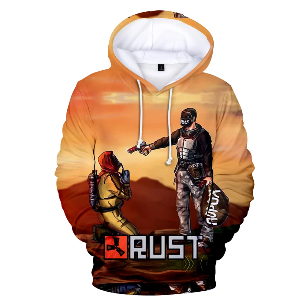 

Cool Rust game 3D Printed Hoodies Women/Men Long Sleeve Hooded Sweatshirt Casual Autumn Winter kids Streetwear Clothes