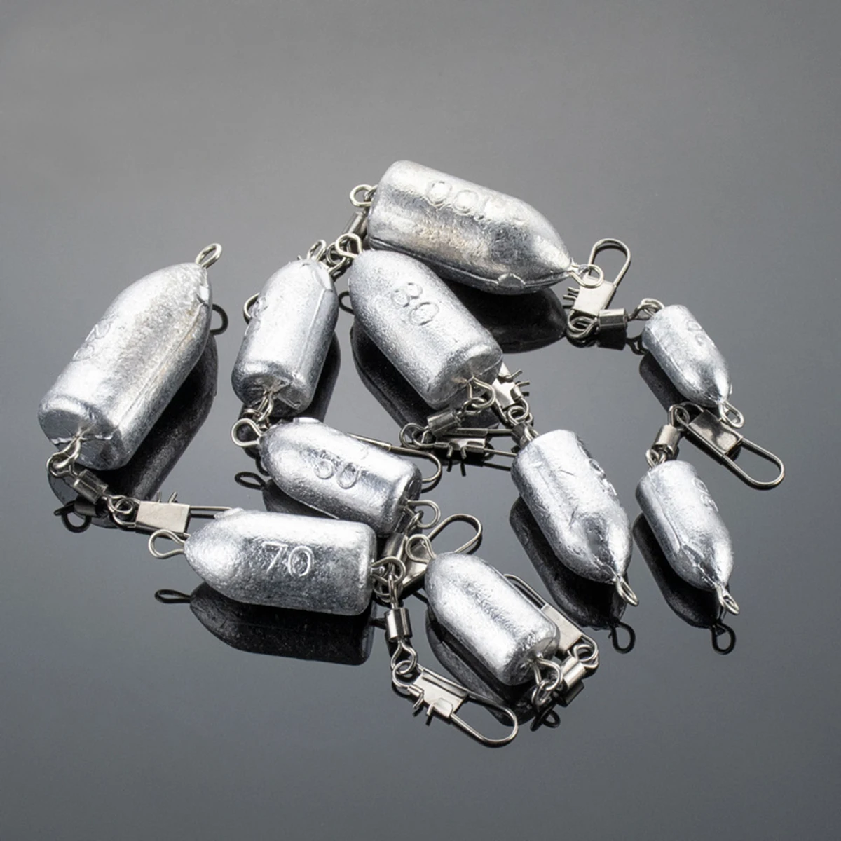 Рыболовные грузила 10 шт. 10-100 г | Спорт и развлечения