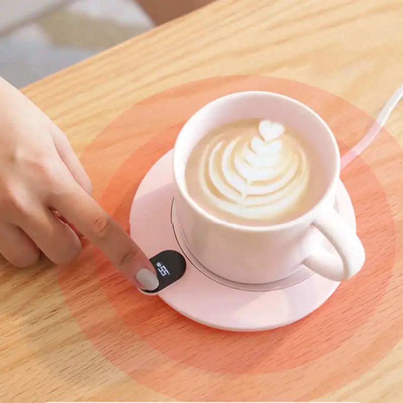 

USB Coffee Mug Warmer Auto Constant Temperature Cup Warmer Heating Mat Pad for Home Office Milk Tea Water Heating Pad Coaster