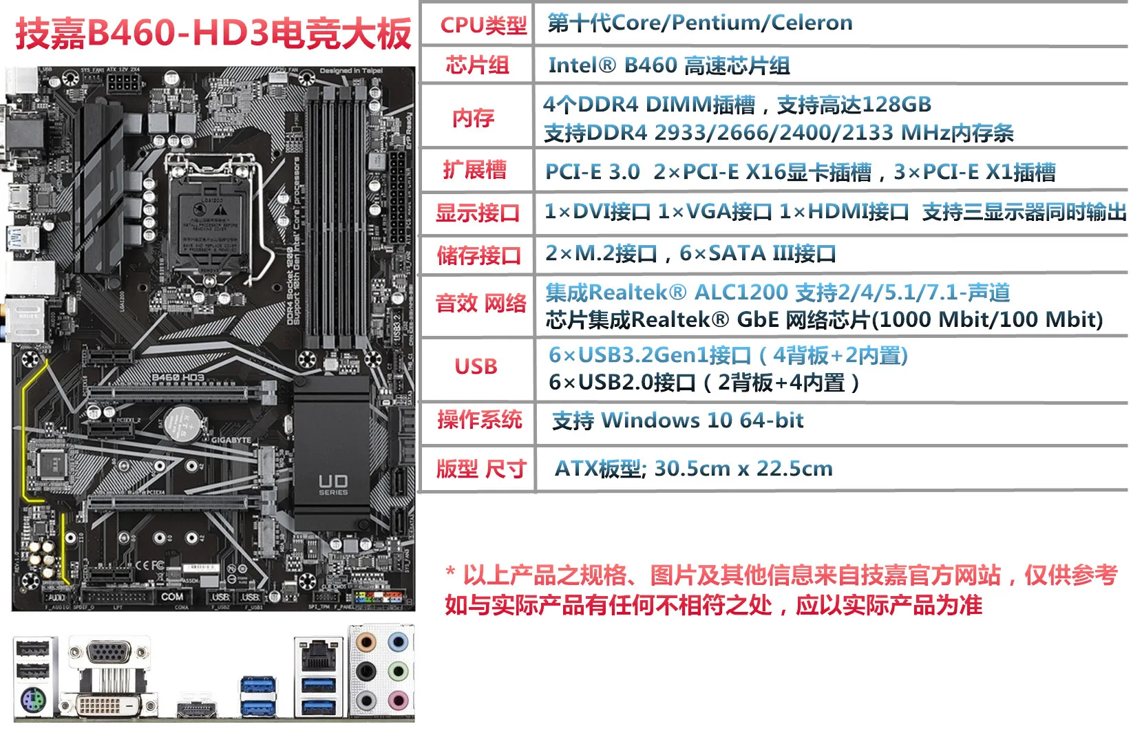 

B460 AORUS PRO AC motherboard + I7-10700K CPU motherboard + CPU set