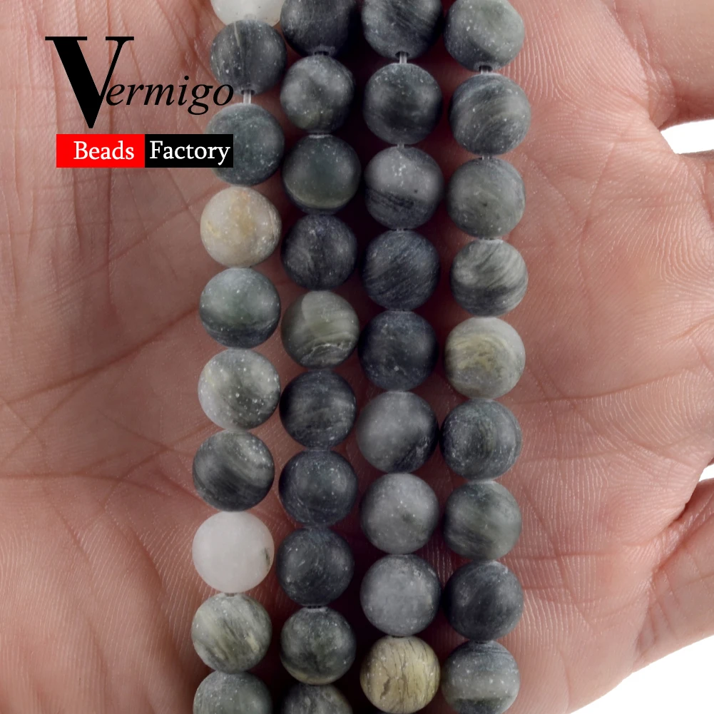 Тусклые полированные зеленые Агаты натуральные круглые бусины женское ожерелье