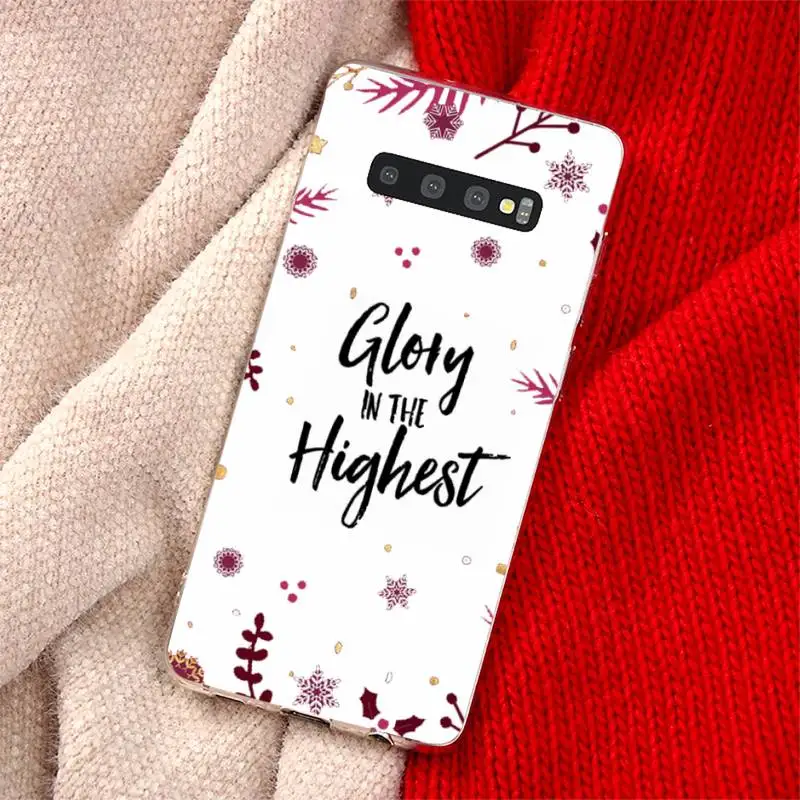 

Jesus Bible Quotes Phone Case Transparent for Samsung A71 S9 10 20 HUAWEI p30 40 honor 10i 8x xiaomi note 8 Pro 10t 11