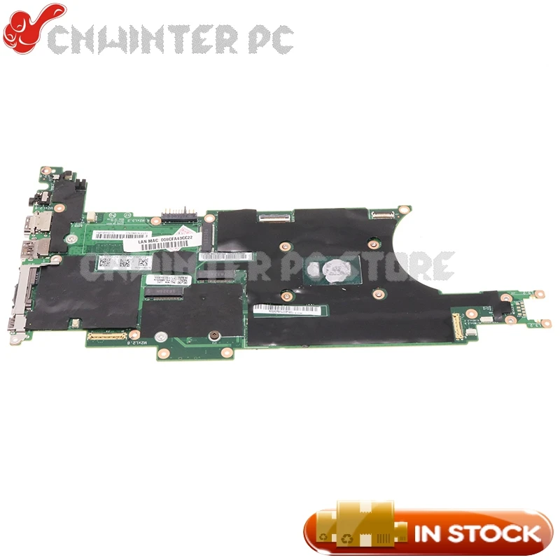 

NOKOTION 01LX675 EX280 NM-B521 For Lenovo Thinkpad X280 Laptop Motherboard SR3LC i7-8550U CPU 8G RAM Intel GMA HD 620