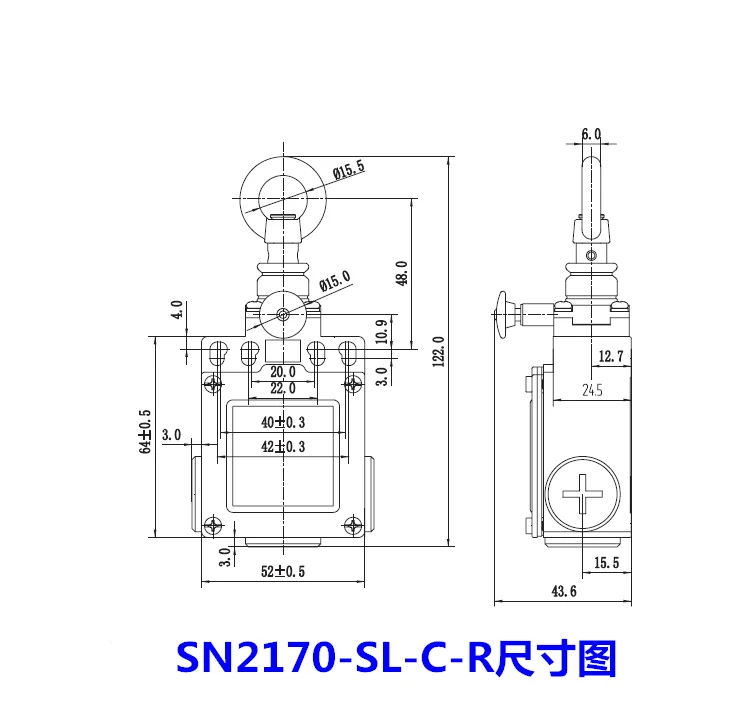 Предохранительный кабельный переключатель SN2170/SN4170/SN6170-SL-C-R кабельный переключатель аварийный выключатель