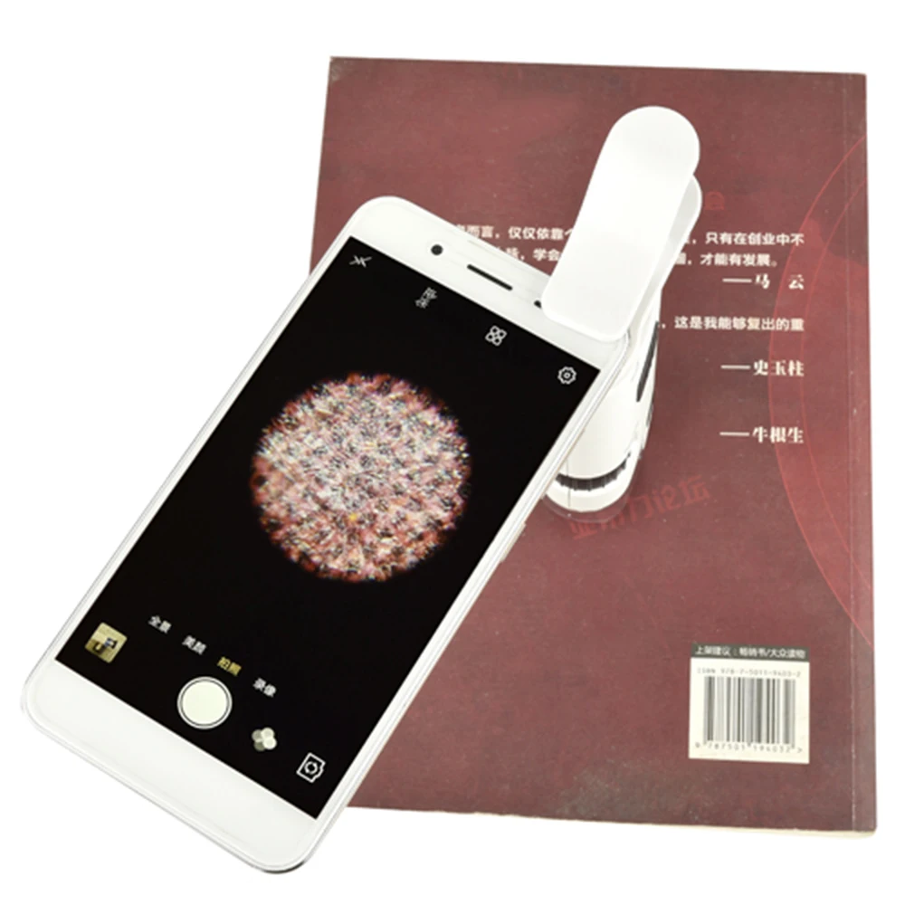 Микроскоп для мобильного телефона Универсальный мини-микроскоп с клипсой