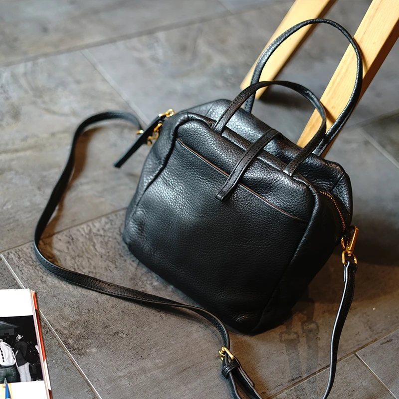 WOONAM женская модная сумочка из натуральной кожи итальянская телячья кожа верхняя