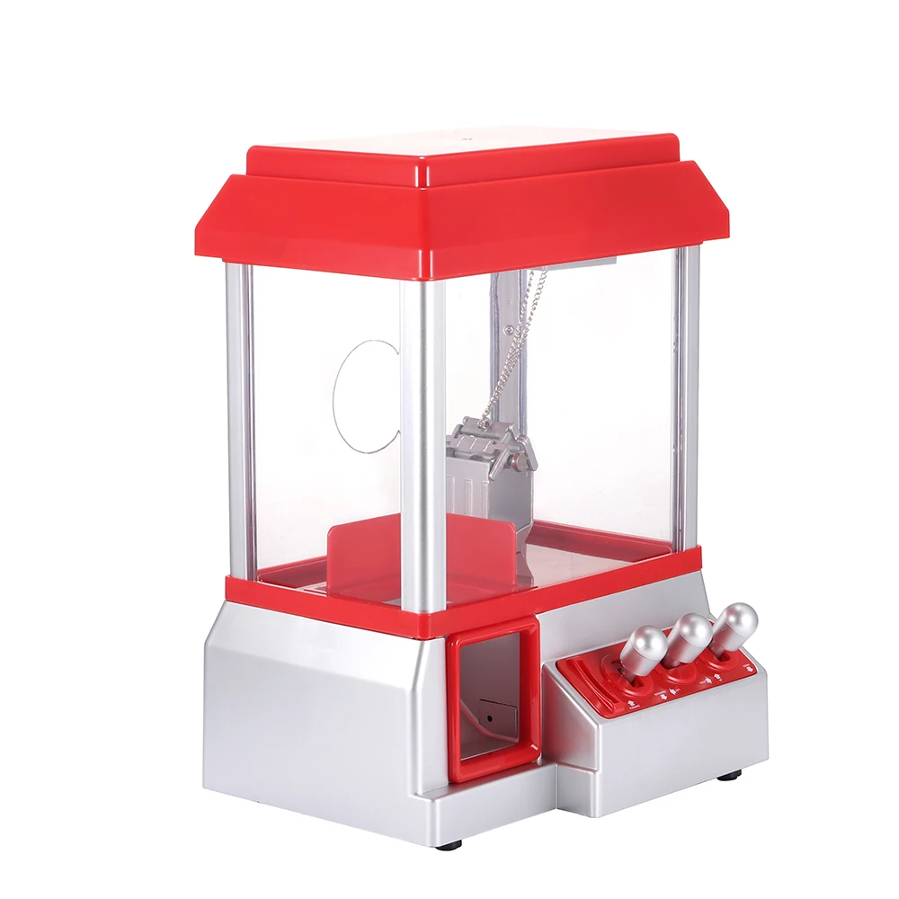 

Kids Claw Machine Coin Operated Gabinete Gamer Game Mini Arcade Machine Vending Candy Grabber Without Toys Children Gifts