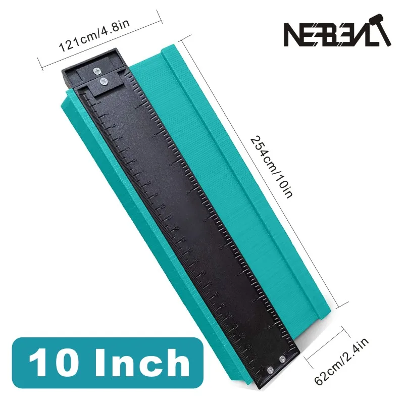 Blue 10inch " /10" Vorm дубликат инструмента Tiling Автоматический контурный дублирование тонкий общий профиль зубцов Калибр обмотка пластиковых ламинатов - Цвет: Blue 10inch