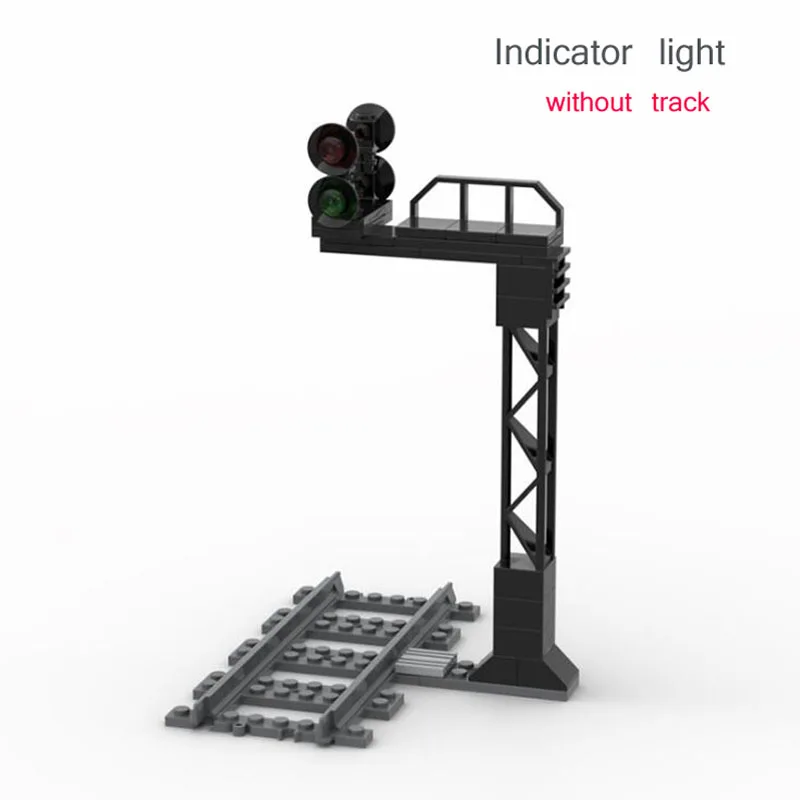 

City Train Tracks Model Sets Straight Curve Track Assembled Building Blocks DIY Construction Toys Children's Gift