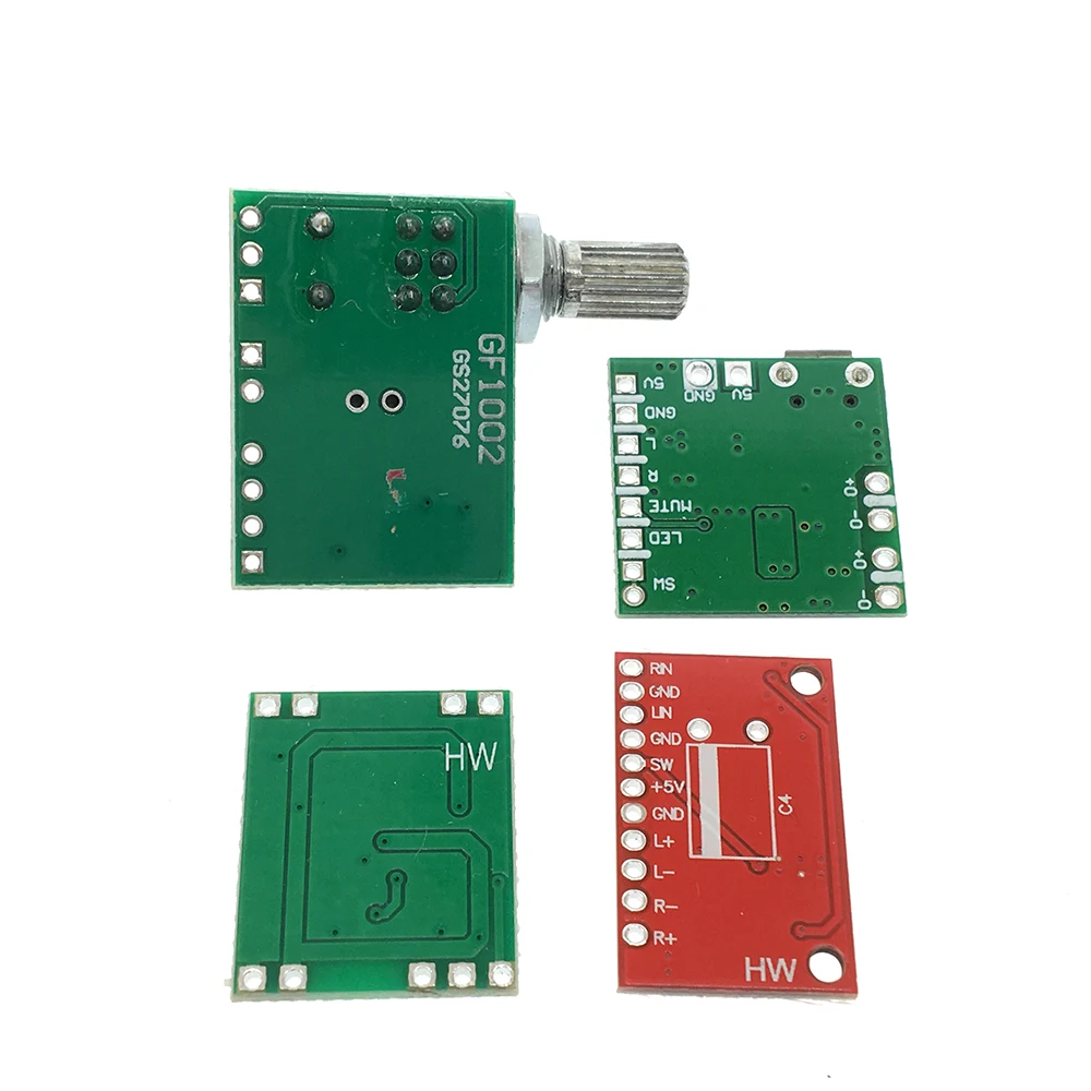 Плата цифрового усилителя мощности PAM8403 миниатюрная класса D 2*3 Вт 2 5 ~ В USB