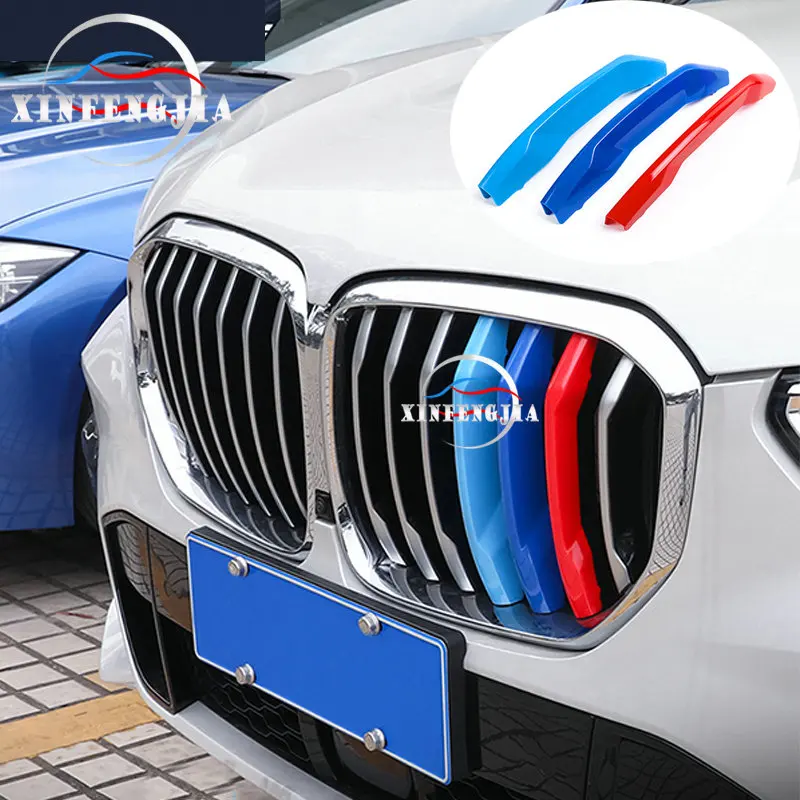 Передняя решетка радиатора для BMW X1 X3 X4 X5 X6 E84 E70 E71 F15 F16 F25 F26 G01 G02 G05 M 3 цвета|Лепнина