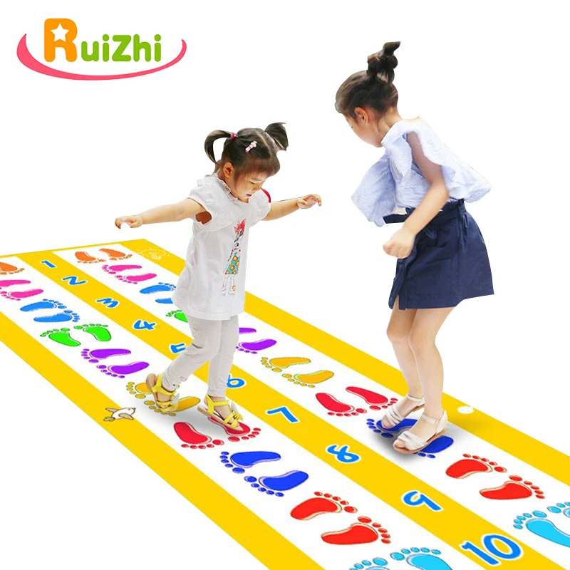 Ruizhi детский коврик для рук и ног игровой прыжков в клетку сад команда игр