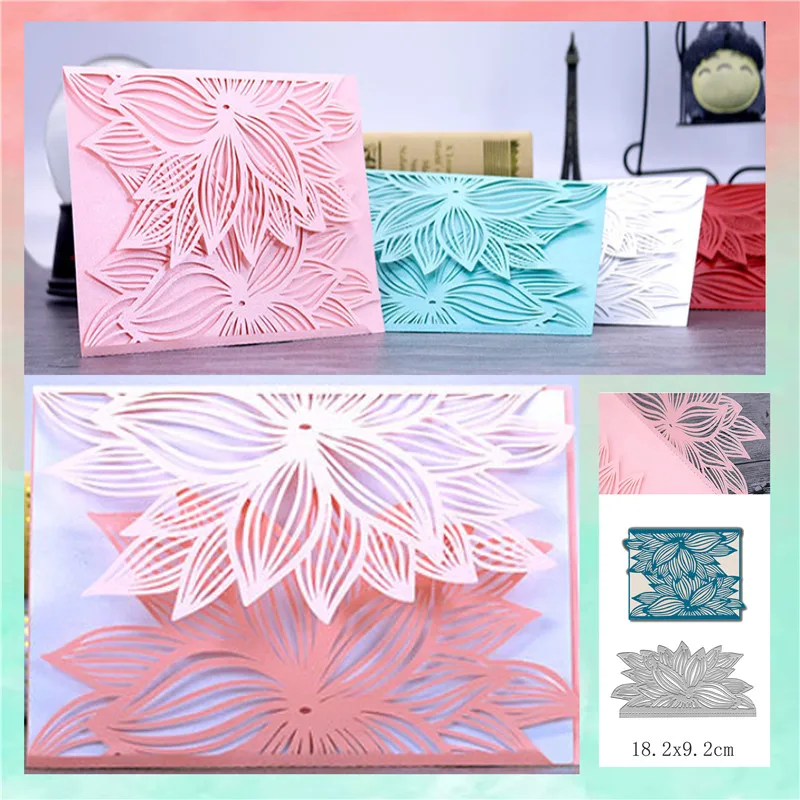 9 Styles Halloween Flower Lace Metal Steel Cutting Dies Stencils for Making Scrapbooking DIY Album Paper Cards Embossing | Дом и сад
