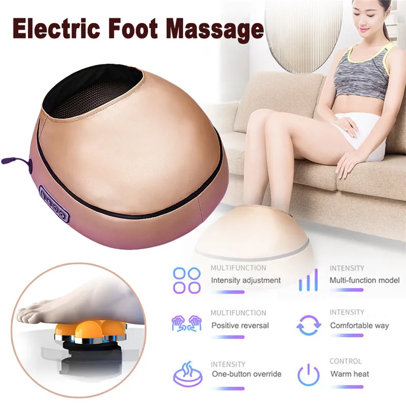 Электрический роликовый массажер для ног массажная машина модный кожаный спины