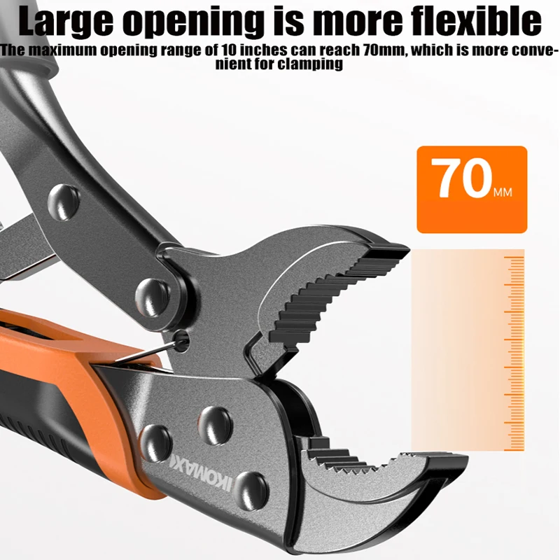 1 шт. фиксирующие плоскогубцы с изогнутыми зажимами регулируемые C стандартные