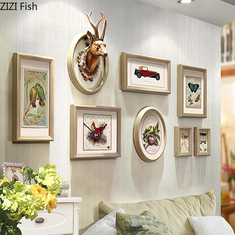 8 шт./набор настенные украшения в виде головы оленя|Ловцы снов и подвесные