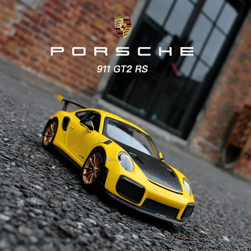Модель автомобиля Maisto 1:24 Porsche 911GT2 RS Roadster модель из сплава украшение коллекционная