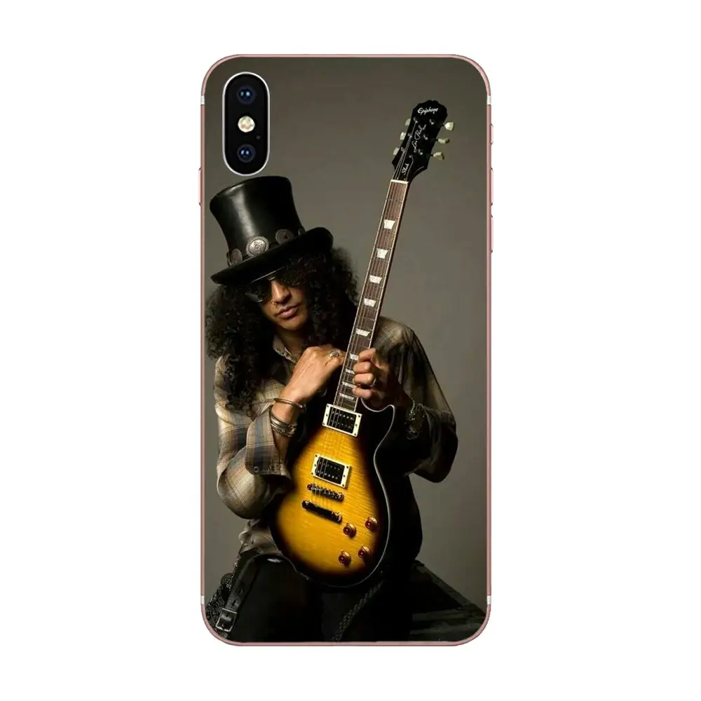 Мягкая кожа живопись рок музыка гитары слэша для Xiao mi 3 4 4C 4i 5 5S 5X6 6X8 SE Pro Lite A1 Max x 2 Note