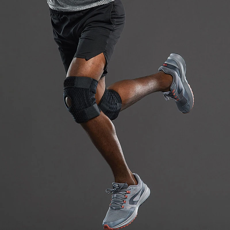 1 пара спортивных наколенников для бега пешего туризма скалолазания велоспорта