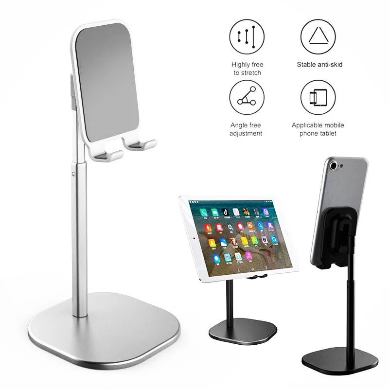 

Phone Tablet Holder Aluminum Adjustable Multi Angle Stand Holder Universal for 4.7-13 inch iPhone